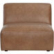 Watson Marseille Camel Leather Modular Armless Chair